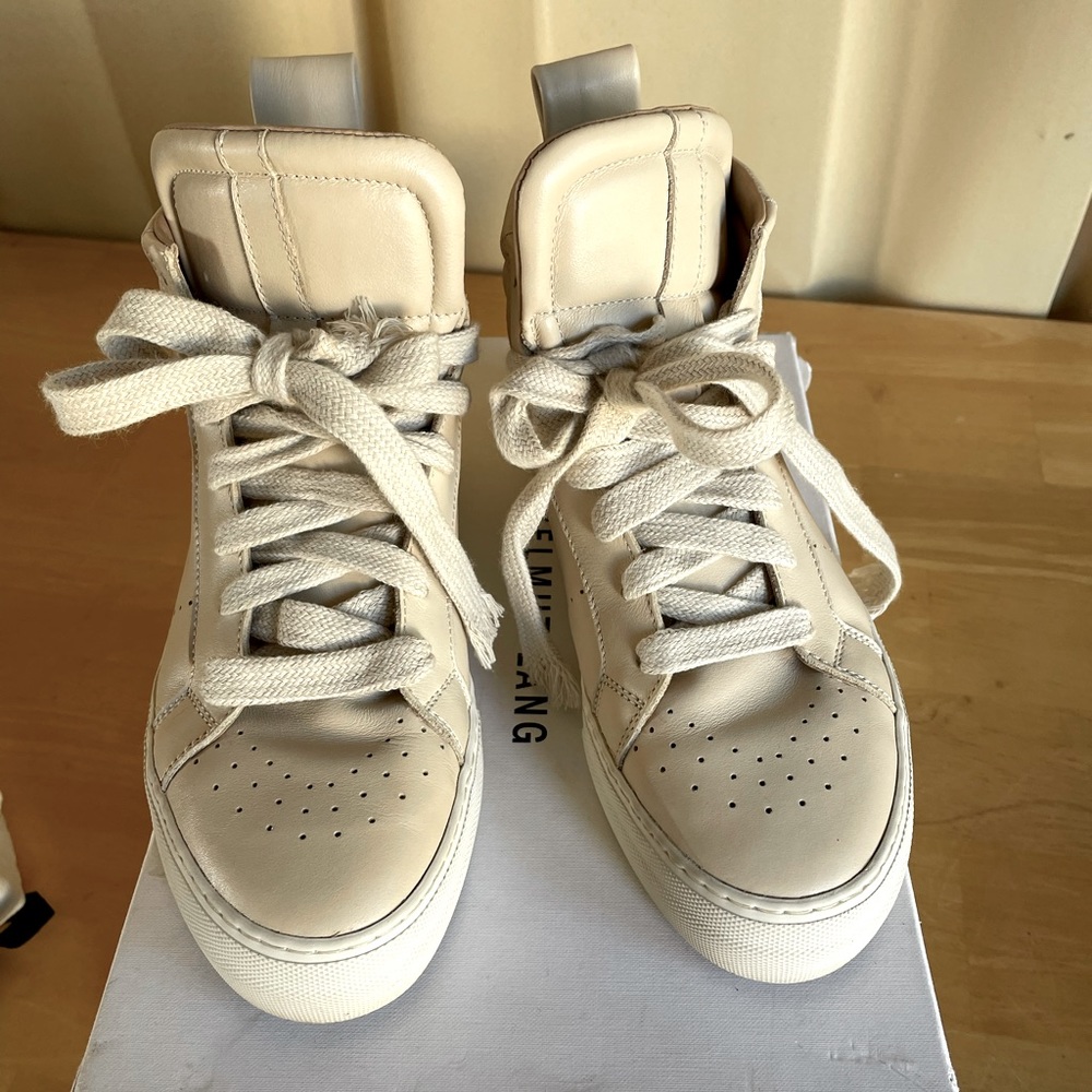 Helmet Lang Padded High Top Sneaker